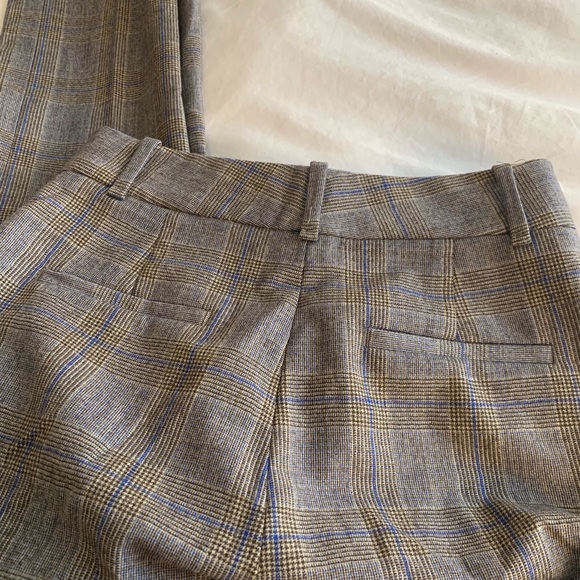 Theory Prince of Wales checked straight-leg pants - Picture 3 of 7